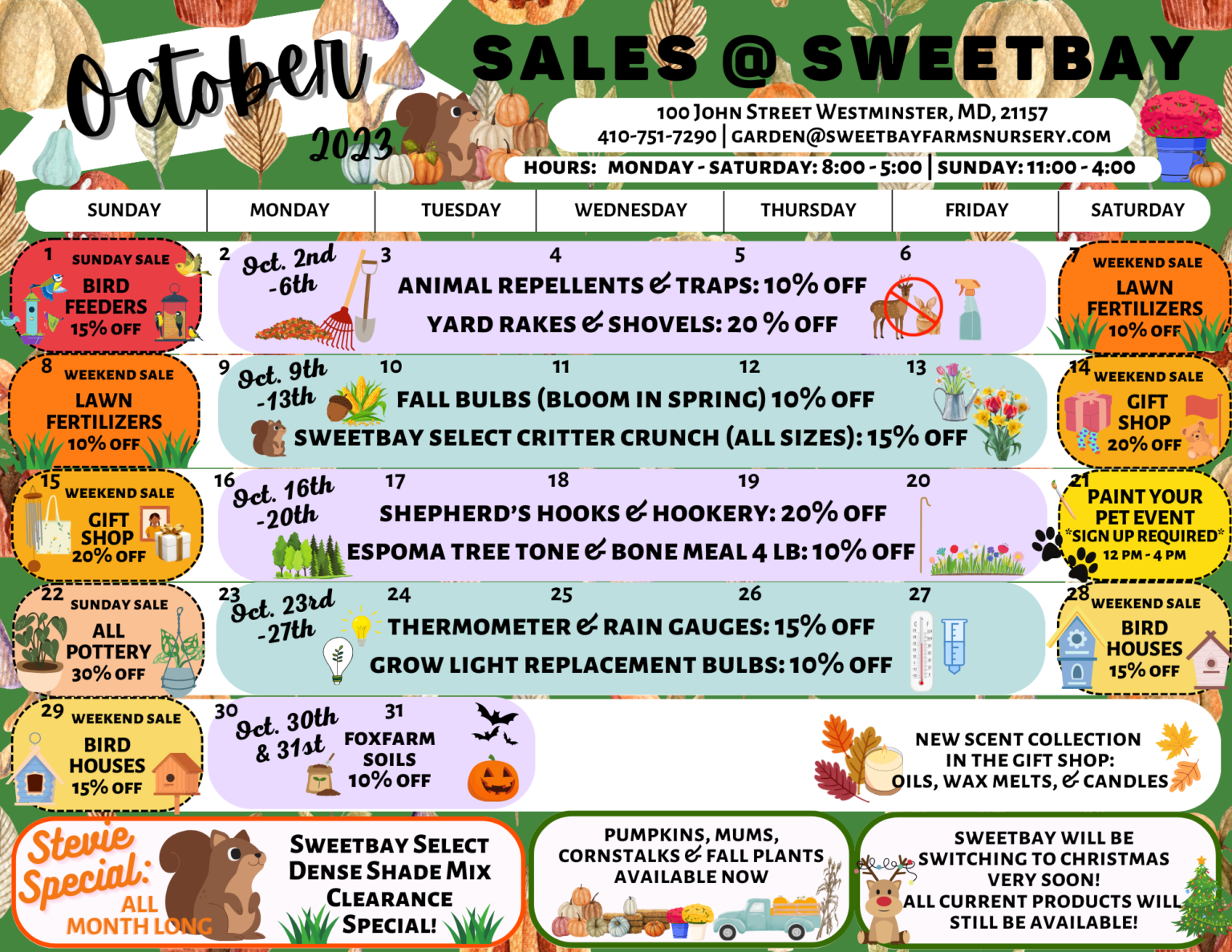 Current Specials Sweetbay Farms Nursery